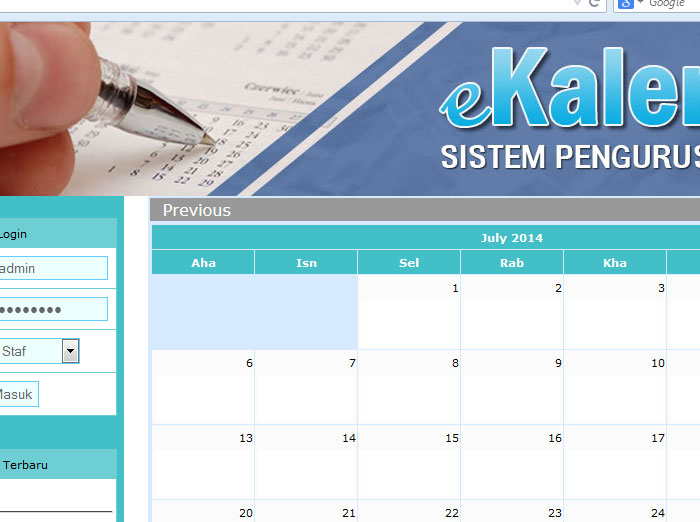 Sistem eKalendar