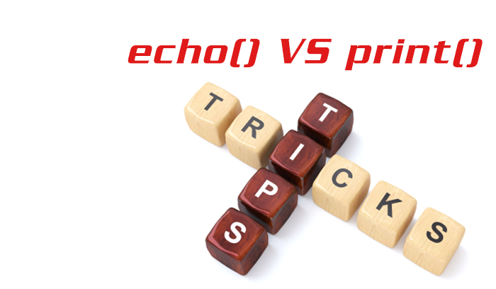 echo() VS print()